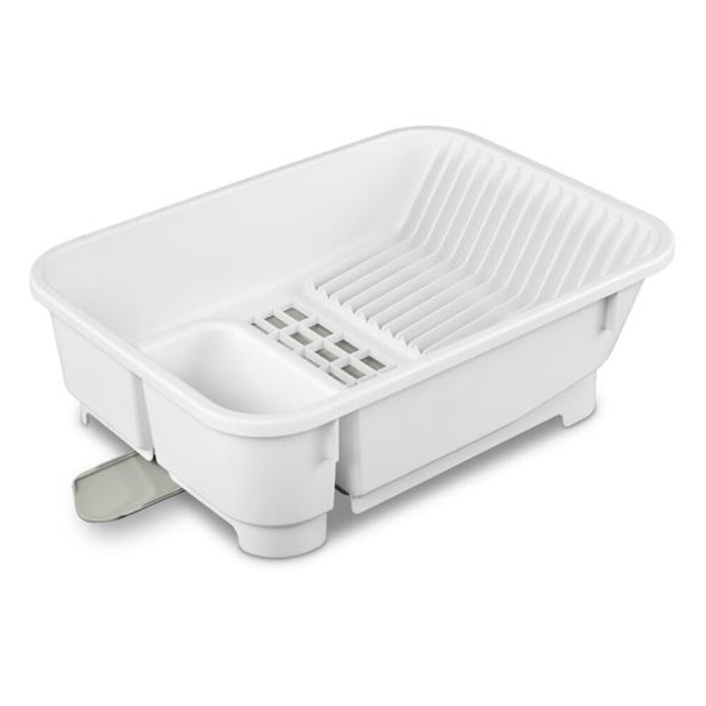 Sink Set, Space-efficient, Self-Draining with Retractable Spout, White